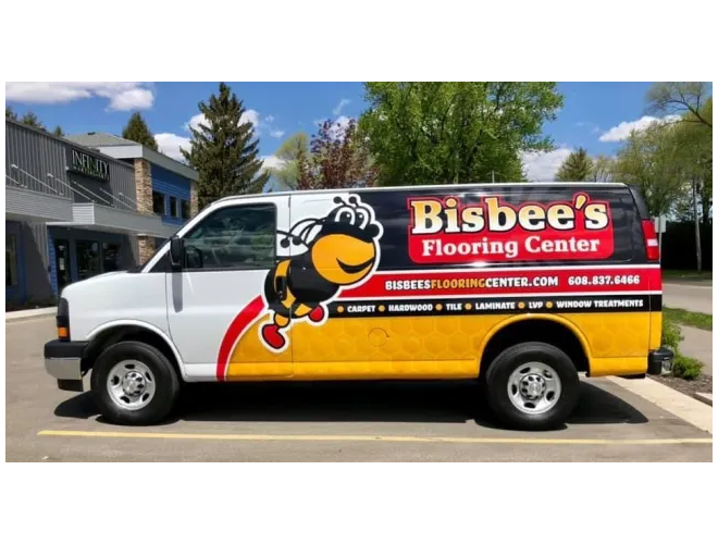 Bisbee's Flooring Center van
