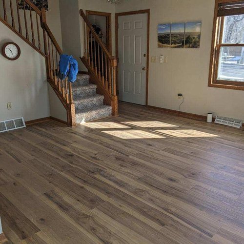 Beautiful laminate flooring in McFarland, WI from Bisbee's Flooring Center