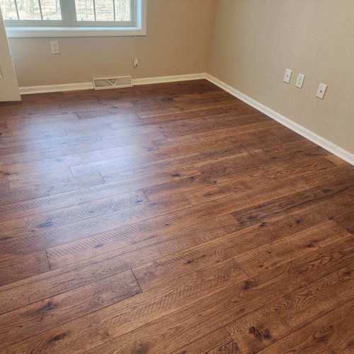 Hardwood flooring installation in Sun Prairie, WI from Bisbee's Flooring Center